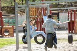 Quelle: Badischer Landesverein für Innere Mission Jugendliche auf dem Hohberghaus-Gelände.
